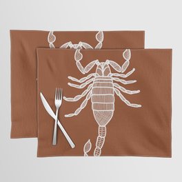 Terracotta Scorpion Placemat