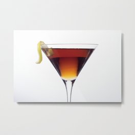 Twist Cocktail Metal Print | Martini, Vodka, Cocktail, Restaurant, Drinking, Drink, Largeformat, Whitebackground, Closeup, Bar 