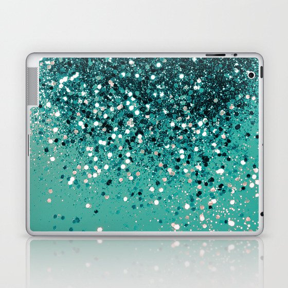 Cali Vibe Beach Glitter #1 (Faux Glitter) #shiny #decor #art #society6 Laptop & iPad Skin