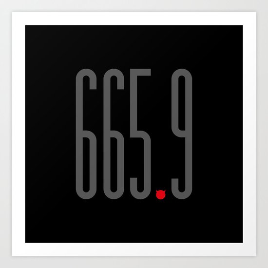 665.9 Art Print
