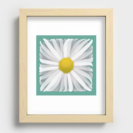 Different Daisy Recessed Framed Print