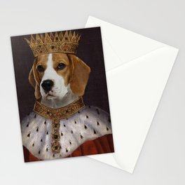 The Most Regal of the Beagles Stationery Cards