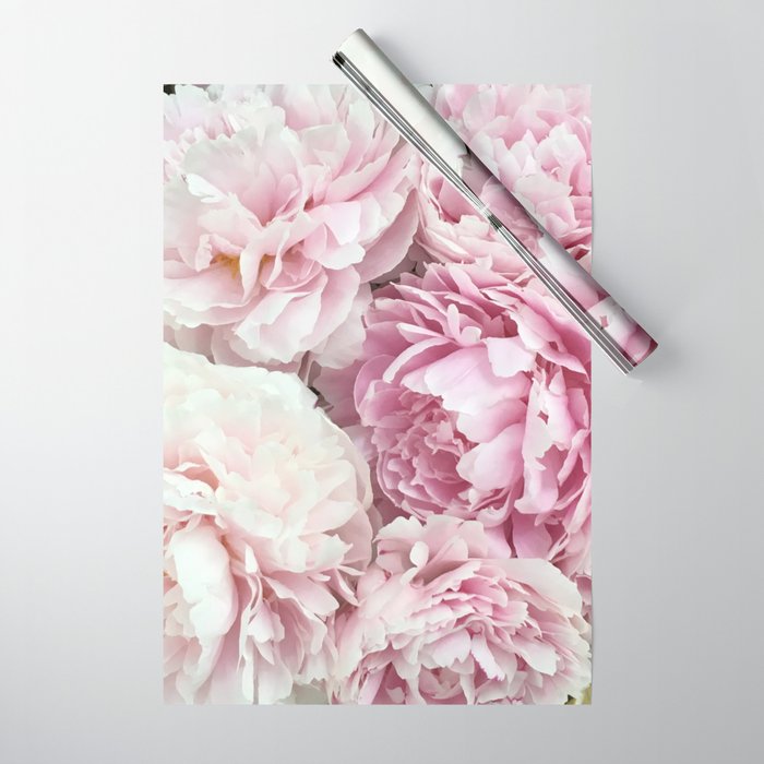 A bunch of peonies Wrapping Paper