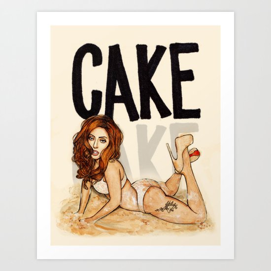 CAKE Art Print