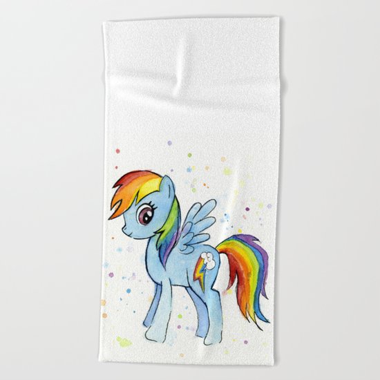 Rainbow Dash MLP Pony Beach Towel