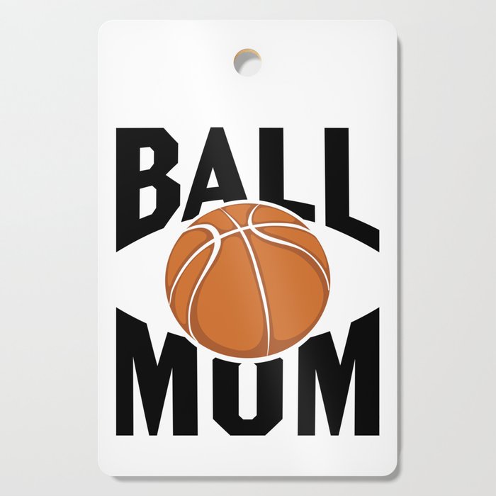 Basketball Mum Cutting Board