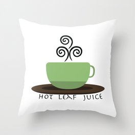 Hot Leaf Juice Throw Pillow