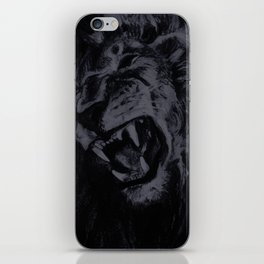 Panthera Leo Carboneum - Dark iPhone Skin