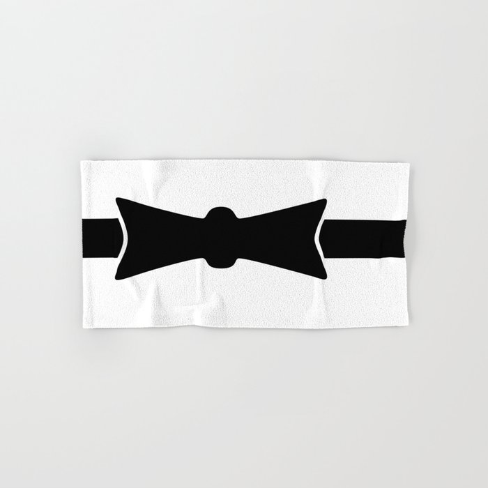 Black Bow Hand & Bath Towel