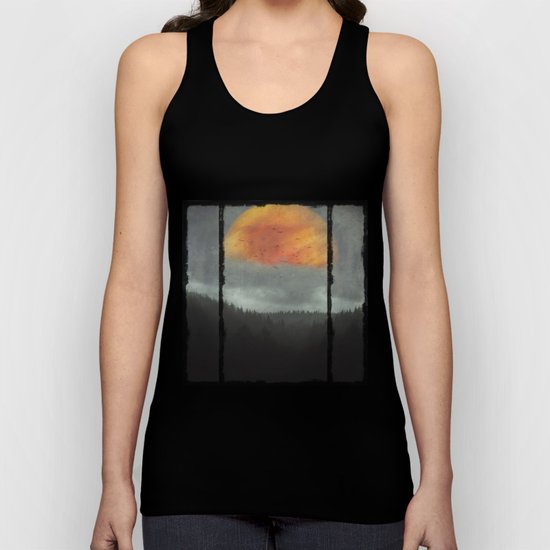 Spaces XVI - Fireball Unisex Tank Top