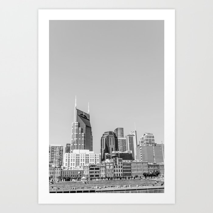 Nashville No. 2 in Black & White Art Print