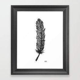 Feather Framed Art Print