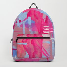 Pink Dream 1 Mixed Media Backpack