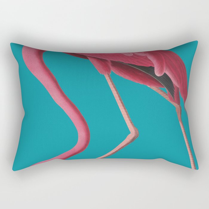 Pink Flamingo Rectangular Pillow
