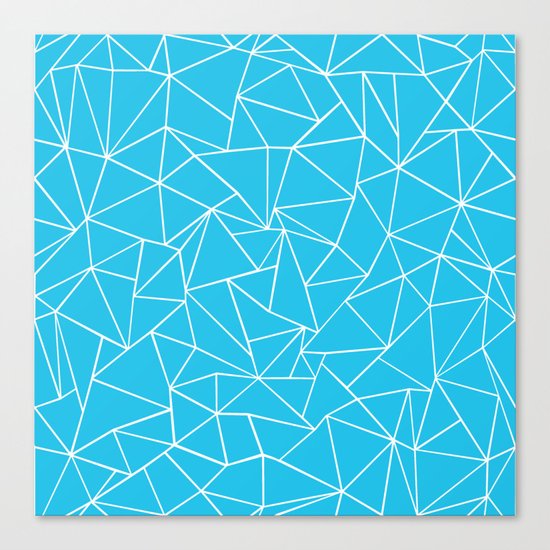 Ab Outline Electric Canvas Print