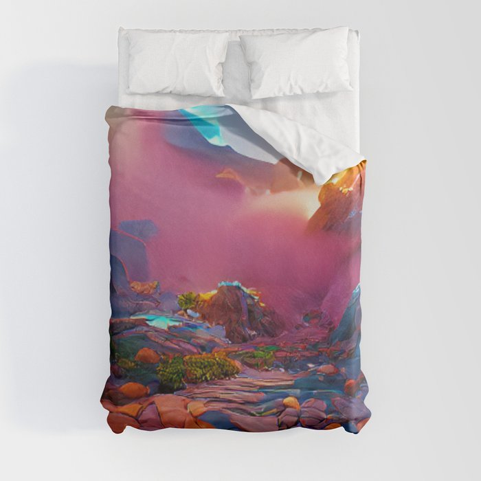 stone more color Duvet Cover