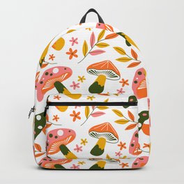 Trippy Mushrooms Pattern Backpack