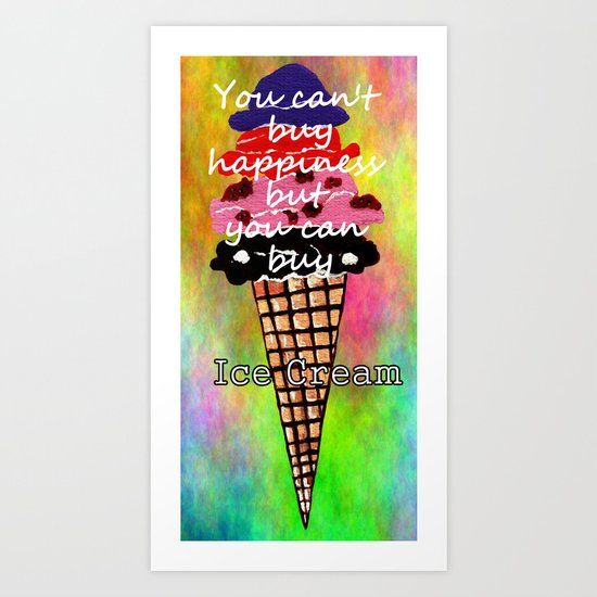 Ice Cream Art Print