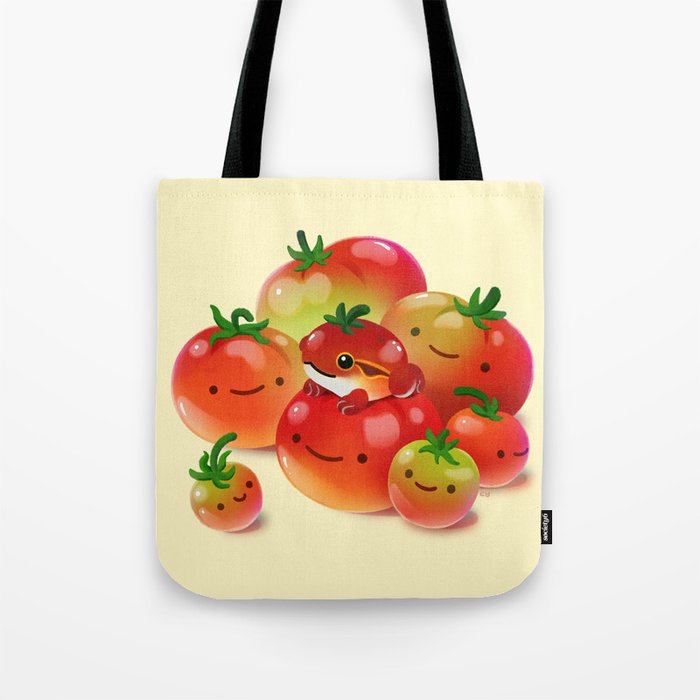 Tomato frog Tote Bag