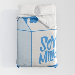 soy milk Duvet Cover