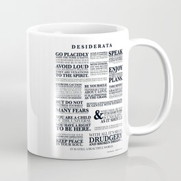 DESIDERATA prose 2 Coffee Mug