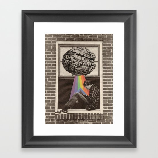 Knowledge is Power Framed Art Print