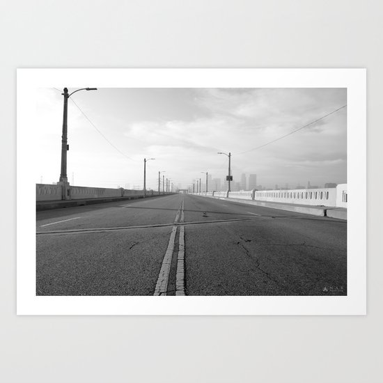los angeles Art Print