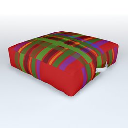 Holiday Tartan - DOUBLE Outdoor Floor Cushion