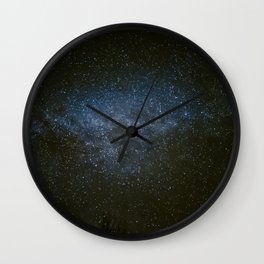 Tree Top Floating in a Sea of Night Wall Clock