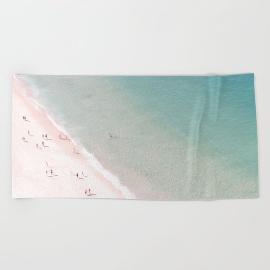 beach - summer of love Beach Towel