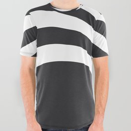 Black and white hills All Over Graphic Tee