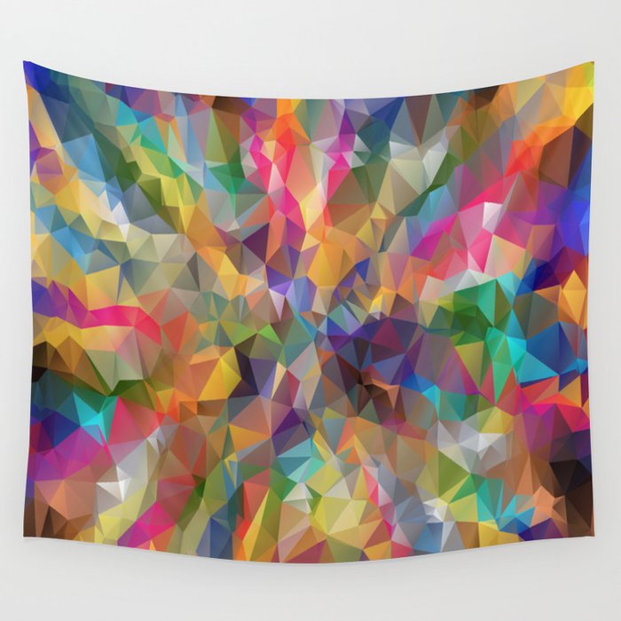 Kaleidoscope Color. Wall Tapestry