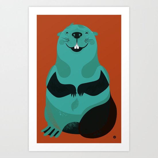 Beaver Art Print