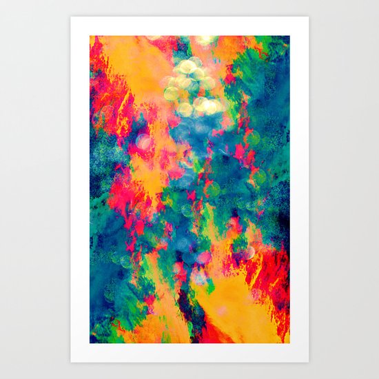 Summer Swirl Art Print