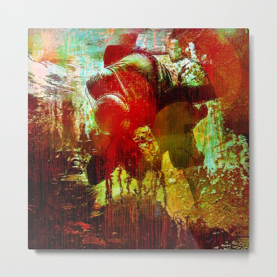 Abstract body Metal Print