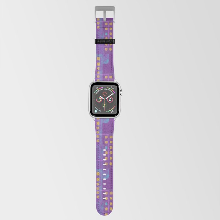Abstract high-rise buildings in the form of a seamless pattern Apple Watch Band