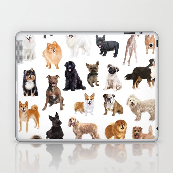 all the dogs Laptop & iPad Skin