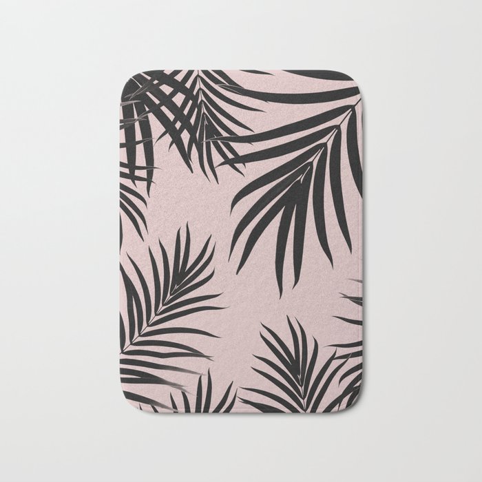 Palm Leaves Pattern Summer Vibes #3 #tropical #decor #art #society6 Bath Mat