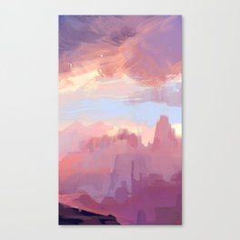 canyon.pink Canvas Print
