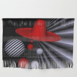 my  red hat Wall Hanging