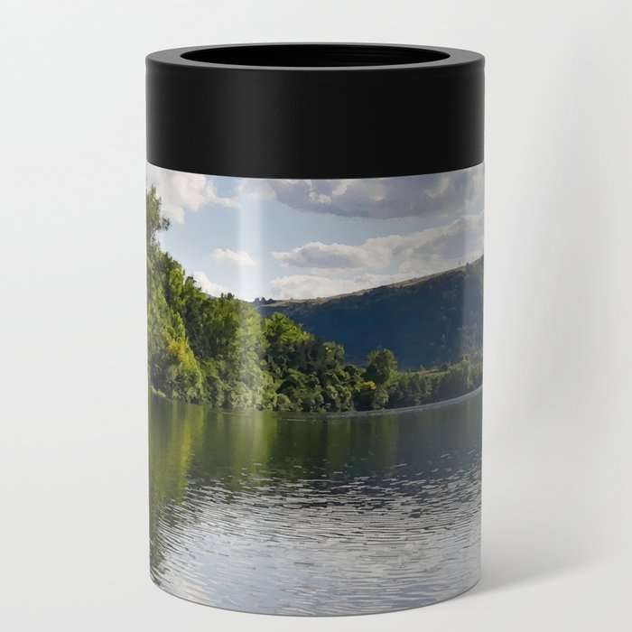 Amazing mountain lake Can Cooler