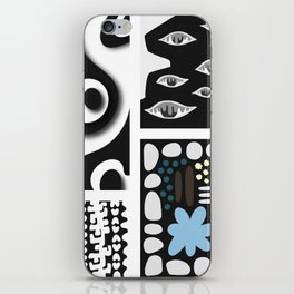 Assemble patchwork composition 13 iPhone Skin