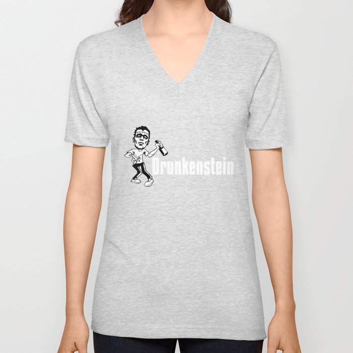 Frankenstein drunk JGA funny shirts gift V Neck T Shirt