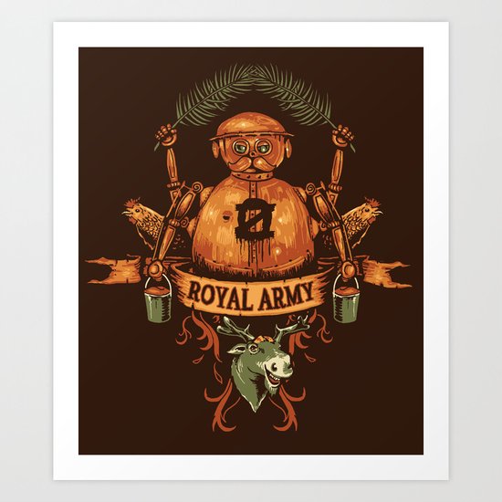 Royal Army Art Print