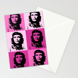 guevarra pink pop Stationery Cards