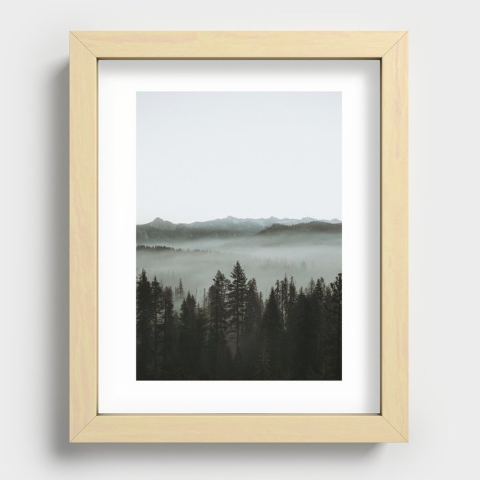 Smokey Mountains Recessed Framed Print