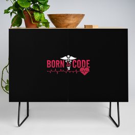 Born To Code Medical Coder ICD Coding Programmer Credenza