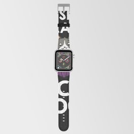 Cat Read Book Reader Reading Librarian Apple Watch Band