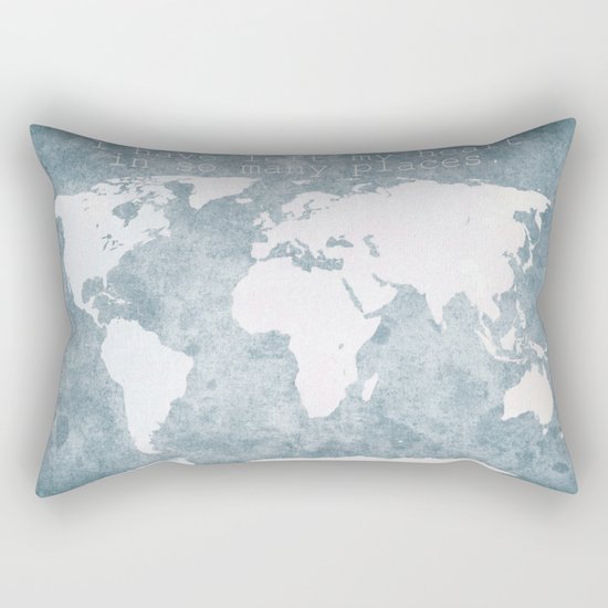 World Rectangular Pillow