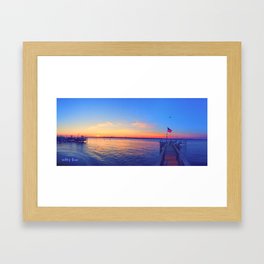 AB Sunset Framed Art Print